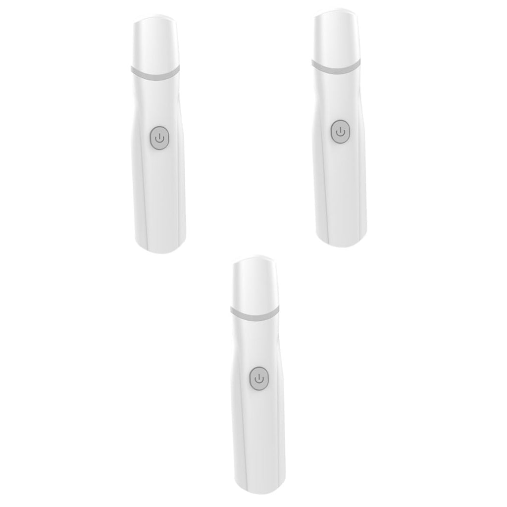 3pcs Electric Pet Nail Grinder Portable Trimmer Grey N858716