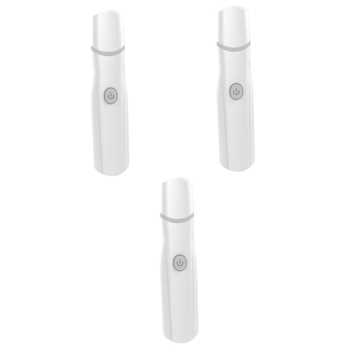 3pcs Electric Pet Nail Grinder Portable Trimmer Grey N858716
