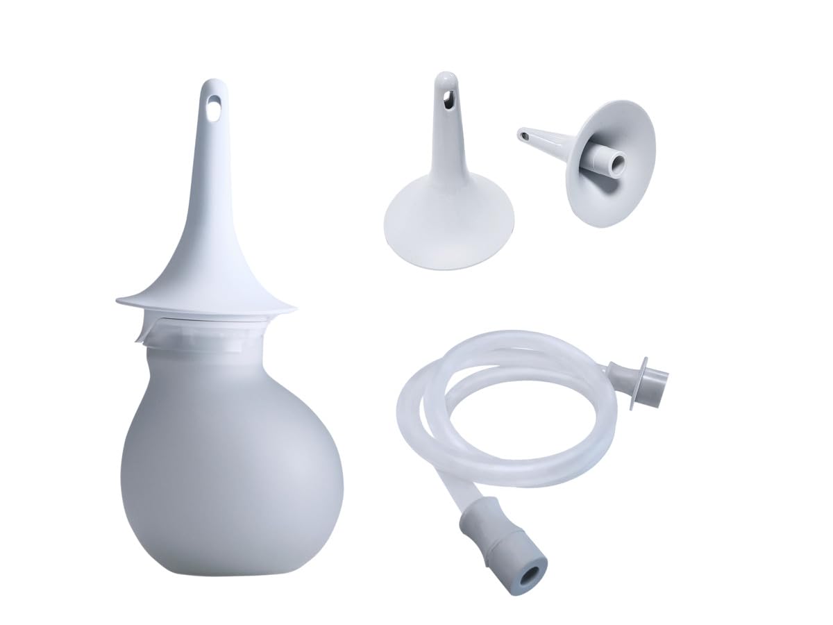 Low-Volume Enema Irrigation System with Water Bulb, Extension Tube, and 5 Rectal Cones N979439