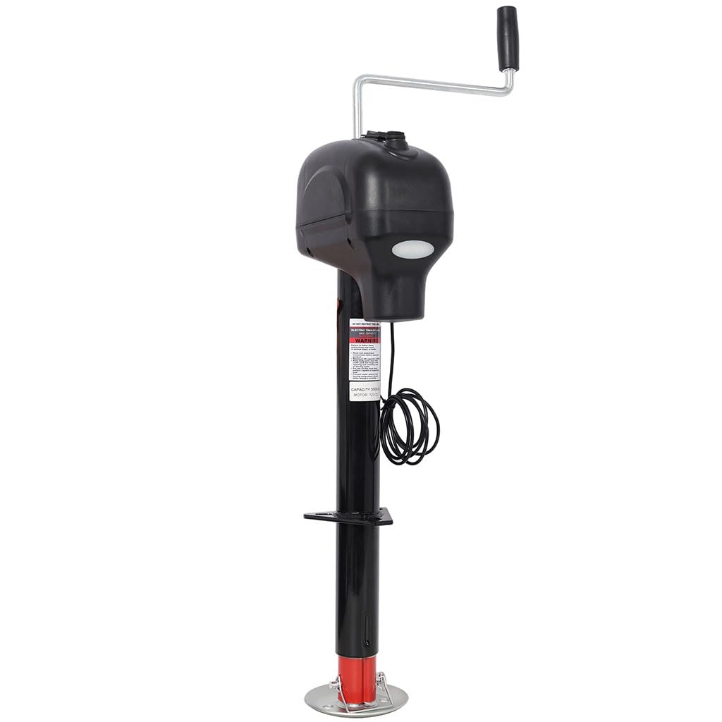 3500 LBS 12V Electric Trailer Jack with Drop Leg V98968