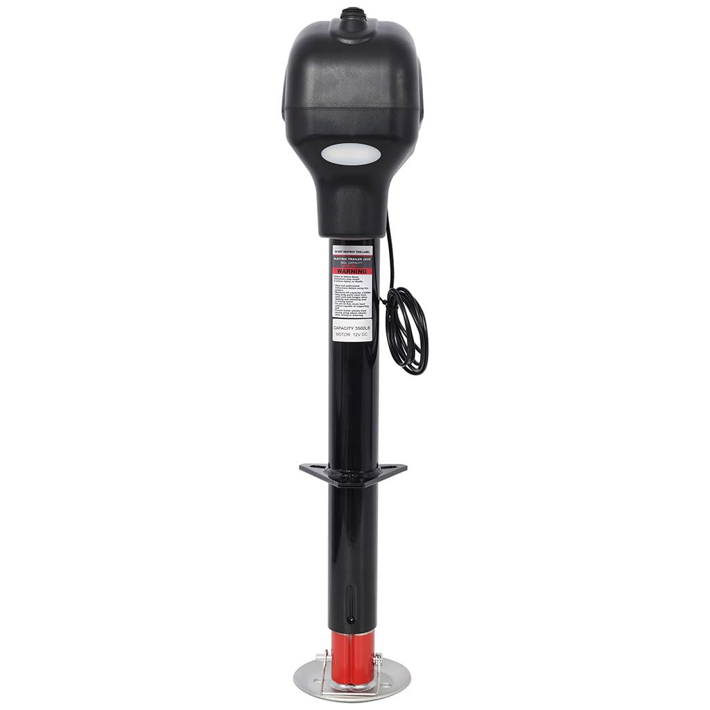 3500 LBS 12V Electric Trailer Jack with Drop Leg V98968