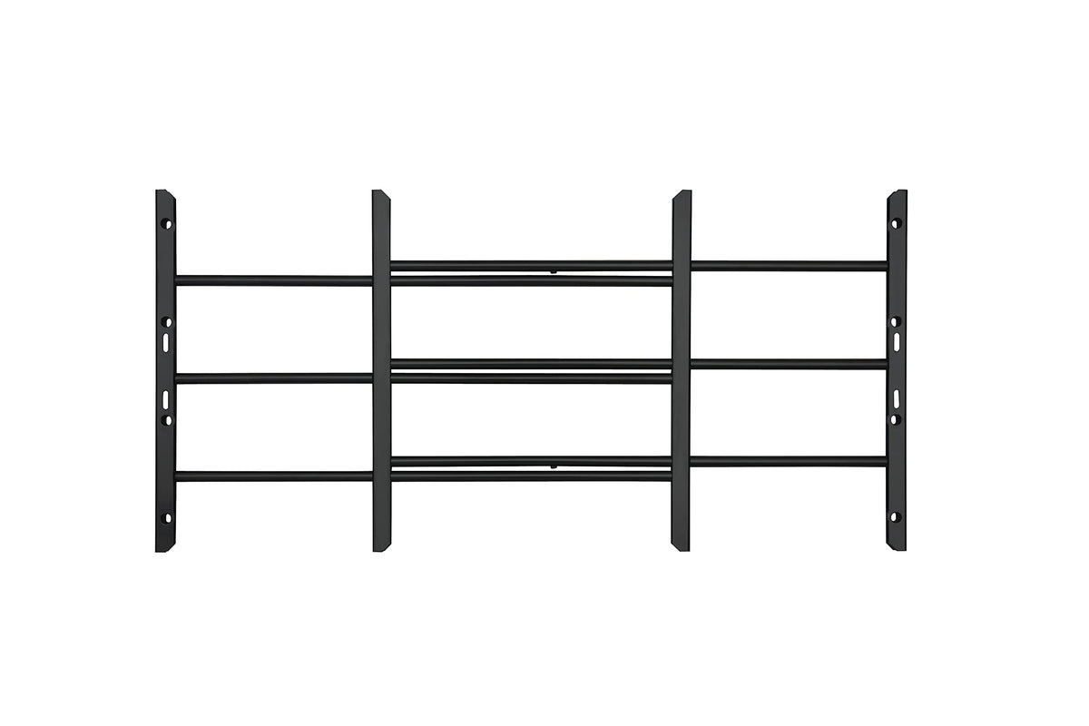 Black Adjustable Window Security Bars J934123