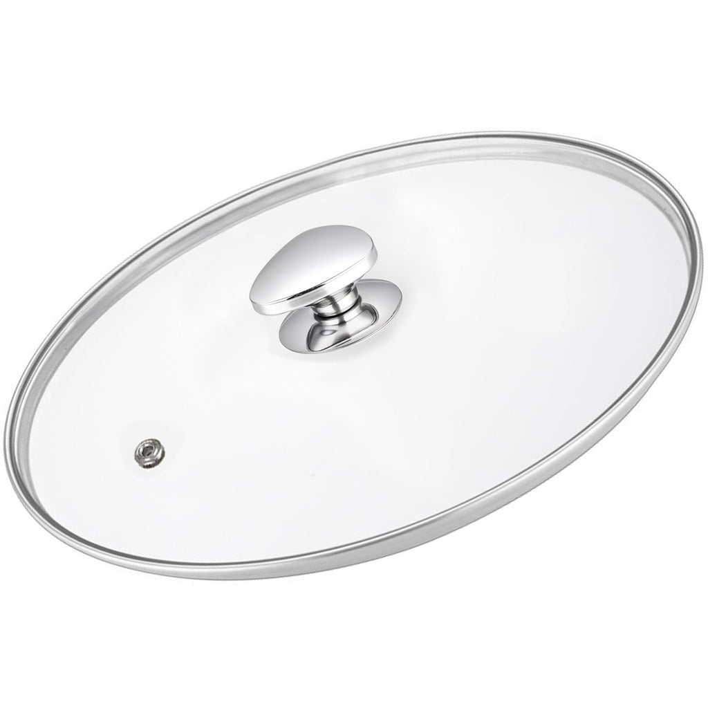 14 Inch Clear Tempered Glass Lid with Vent N563646