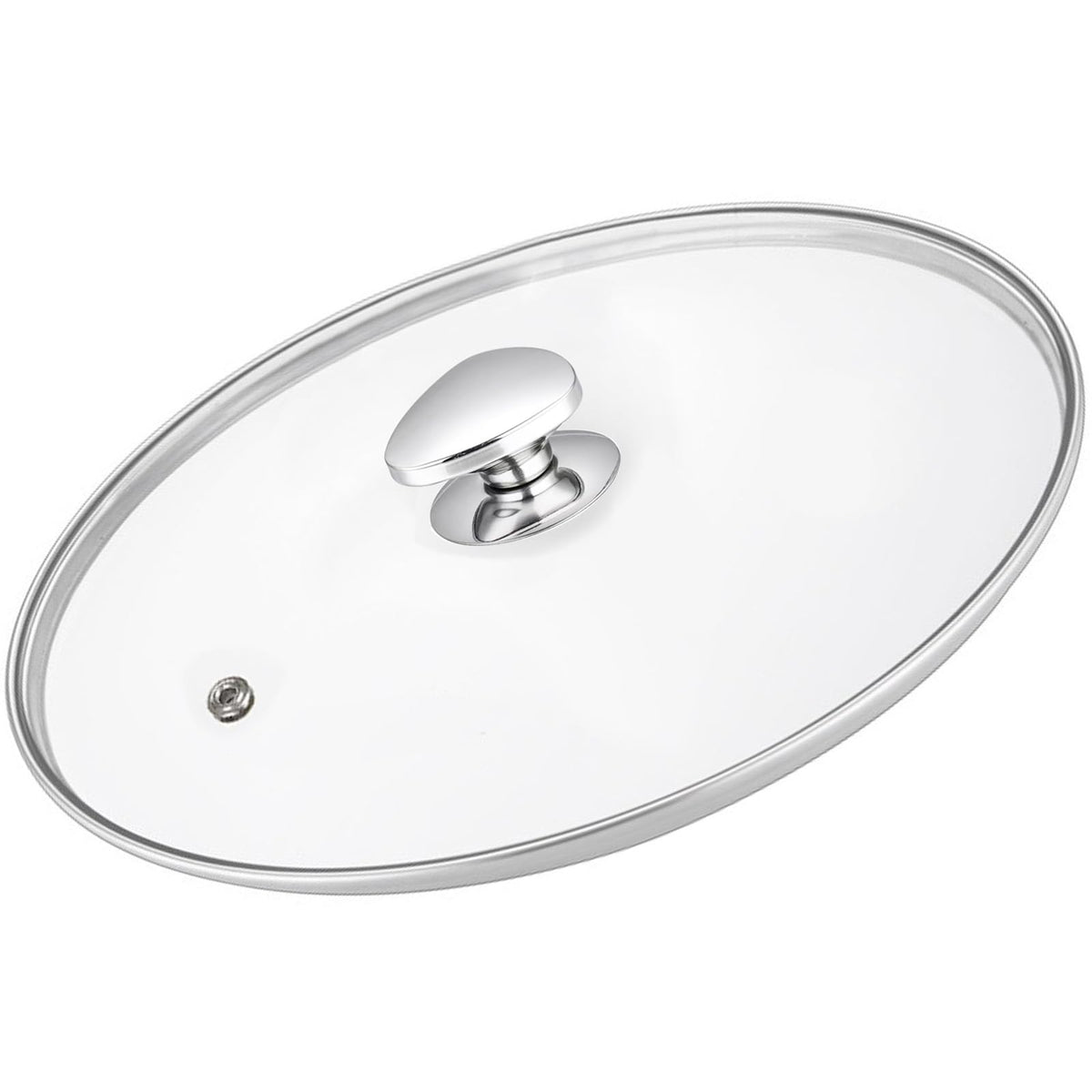 14 Inch Clear Tempered Glass Lid with Vent N563646