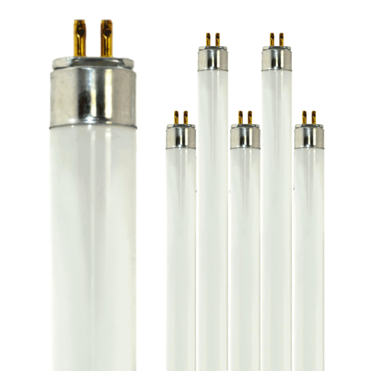 14W 4100K Cool White T5 Fluorescent Bulb 24 Inch G5 Bipin Base Pack of 6 W795585