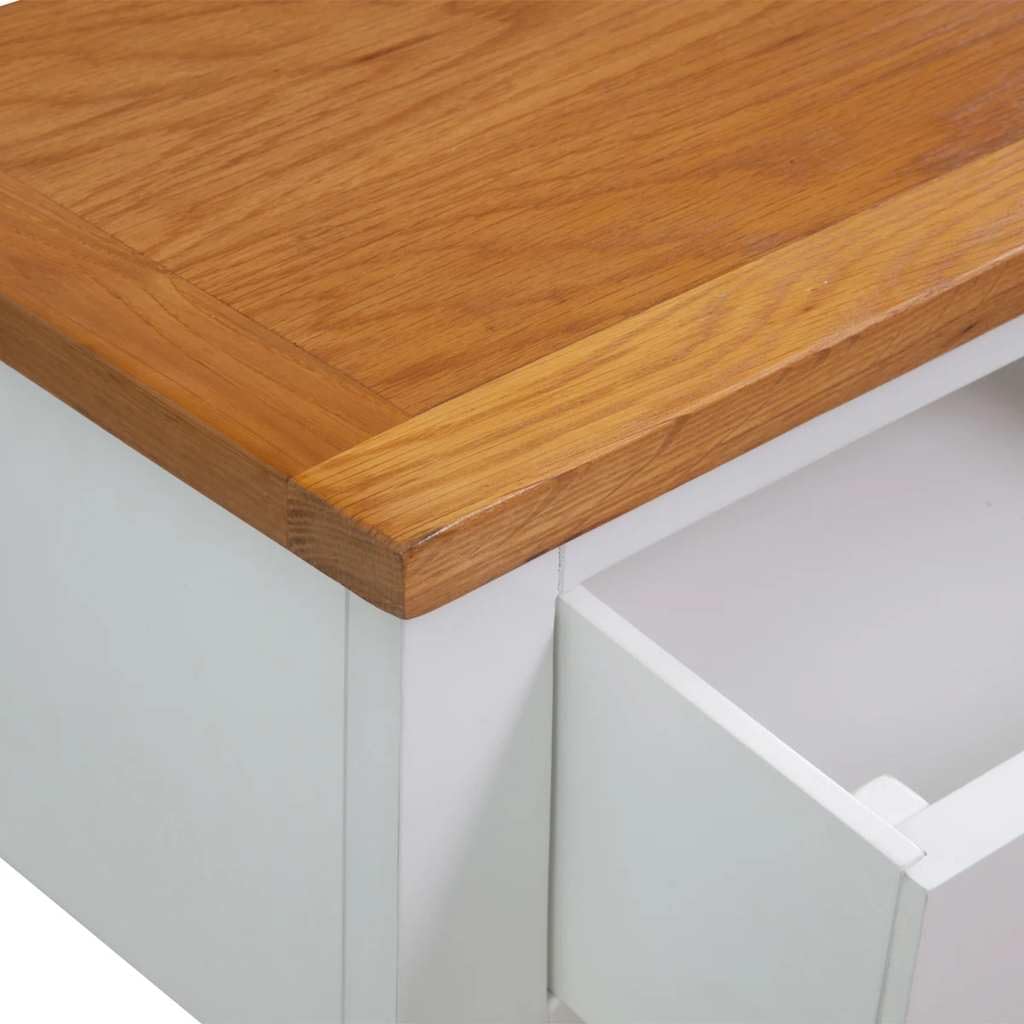 Solid Oak Wood Console Table I21608