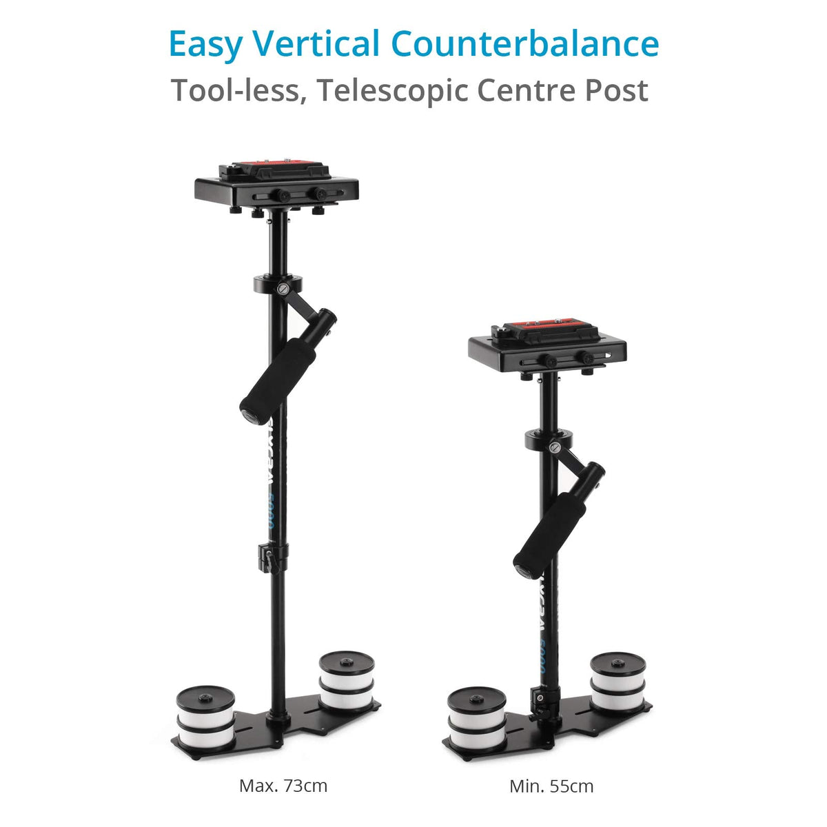 Handheld Stabilizer with Quick Release Plate and Table Clamp I848775