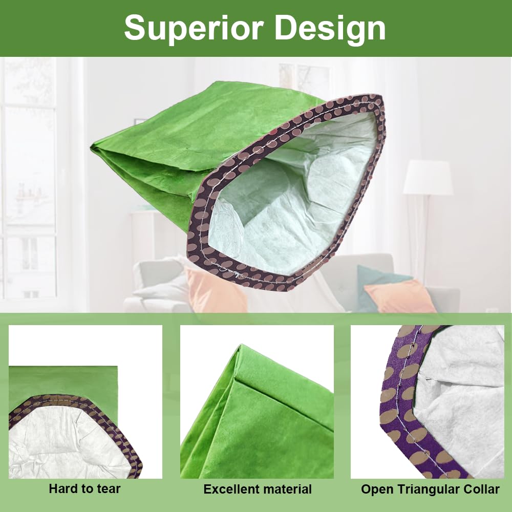 30 Pack Micro Filter Bags for Backpack Vacuum Cleaner X6502