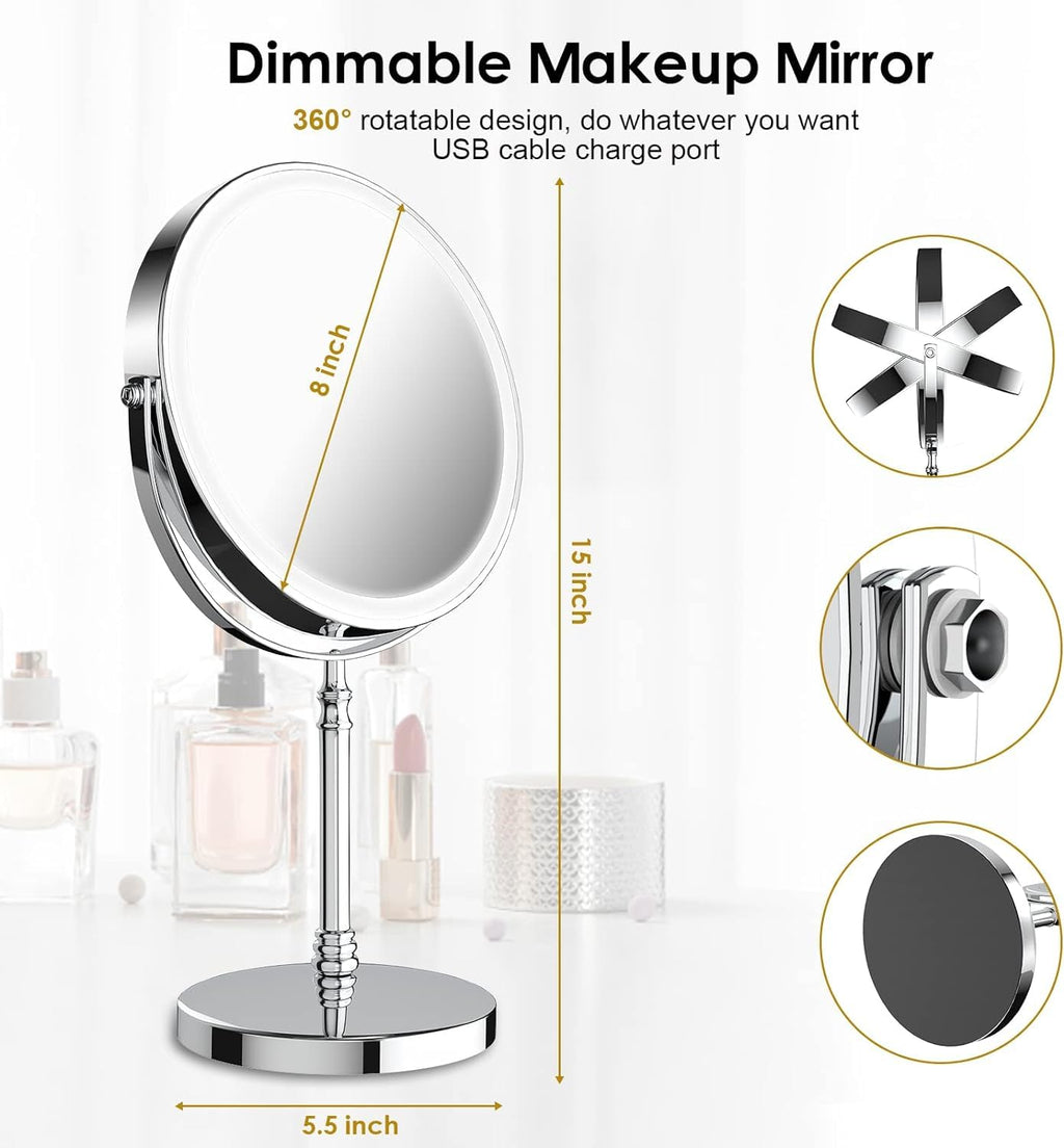 Makeup Mirror with 3 Lights R42897