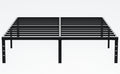 18 Inch Queen Size Metal Platform Bed Frame with Underbed Storage Z451909