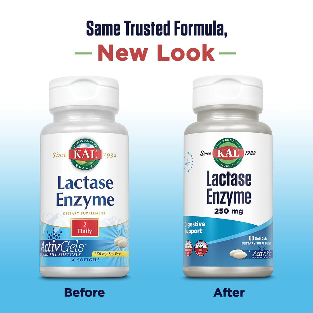 Lactase Enzyme 250 mg 60 SoftGels G461739