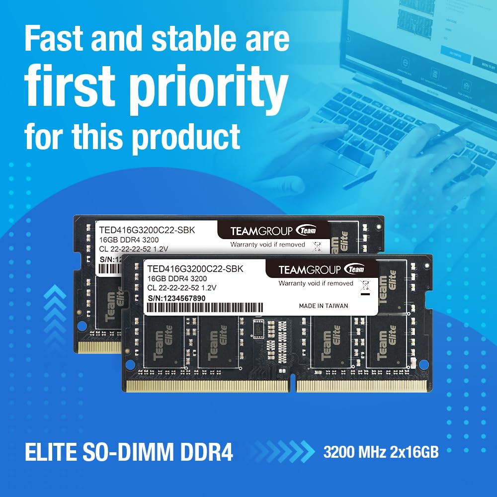DDR4 16GB Kit 3200MHz SODIMM Laptop Memory Z704536