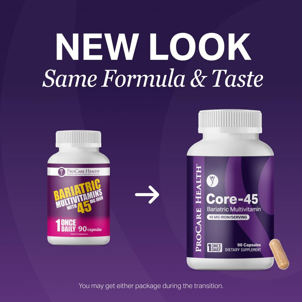Bariatric Multivitamin 45mg Iron Capsule 30ct U4752