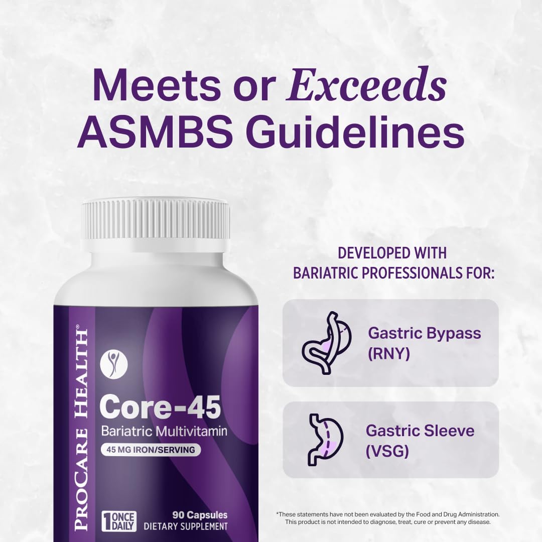 Bariatric Multivitamin 45mg Iron Capsule 30ct U4752