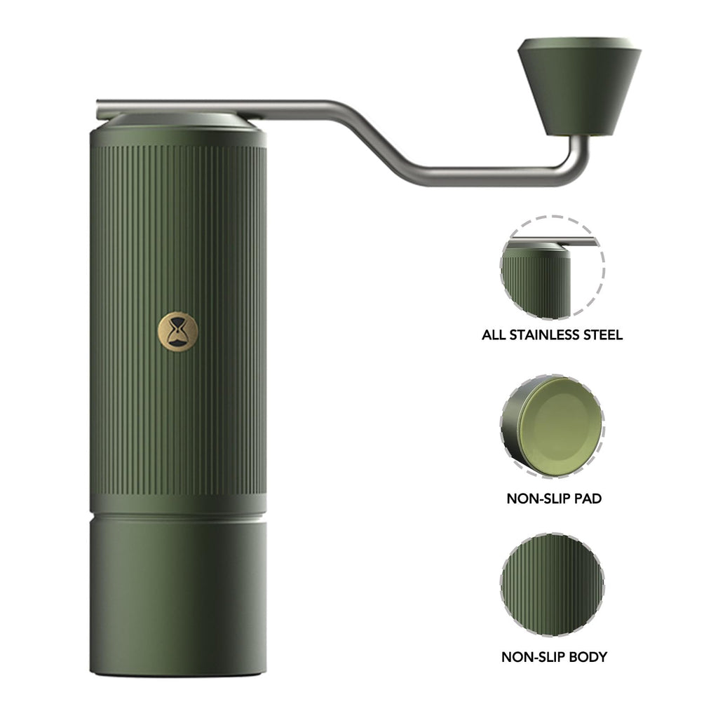 Manual Stainless Steel Conical Burr Coffee Grinder 20g N143