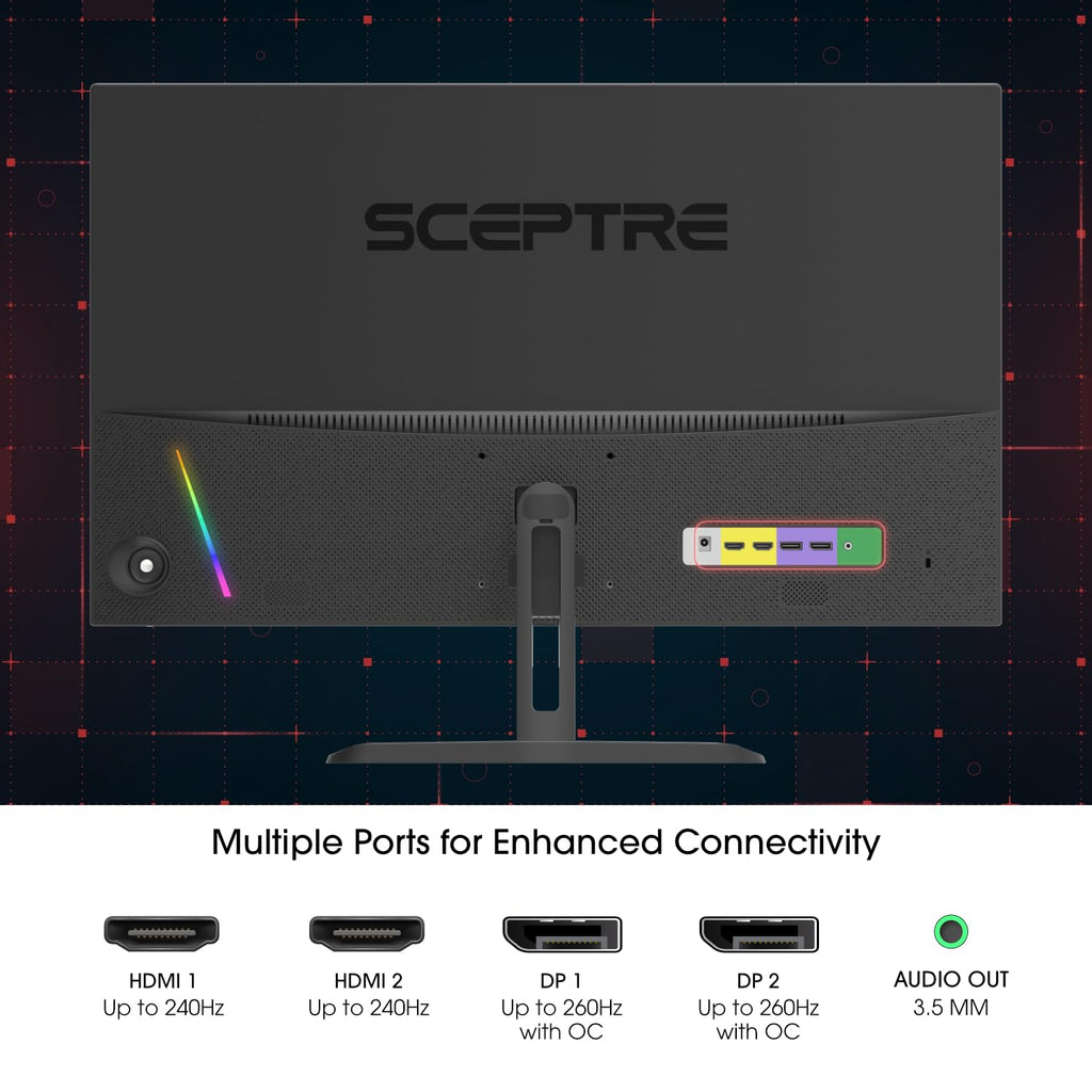 Curved 32-Inch 1080p 240Hz 1ms Gaming Monitor L908775