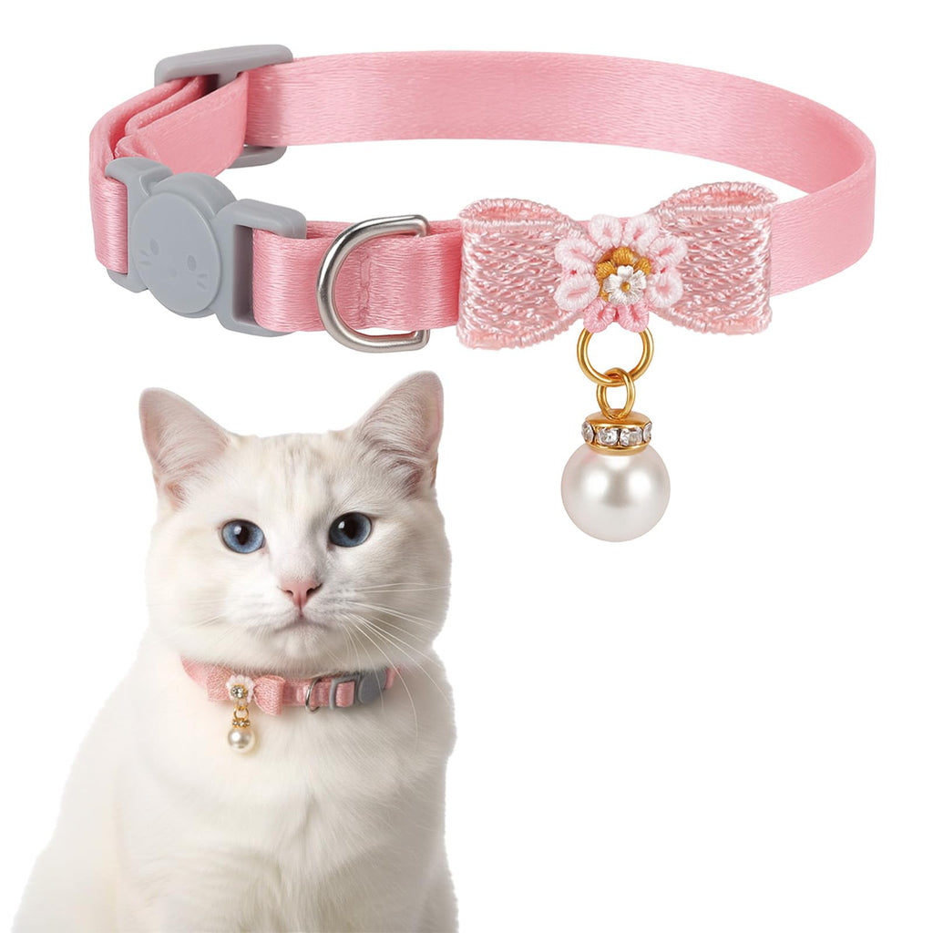Adjustable Pink Breakaway Cat Collar M313804