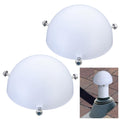2 Pcs White Mushroom Vent Cap V3150