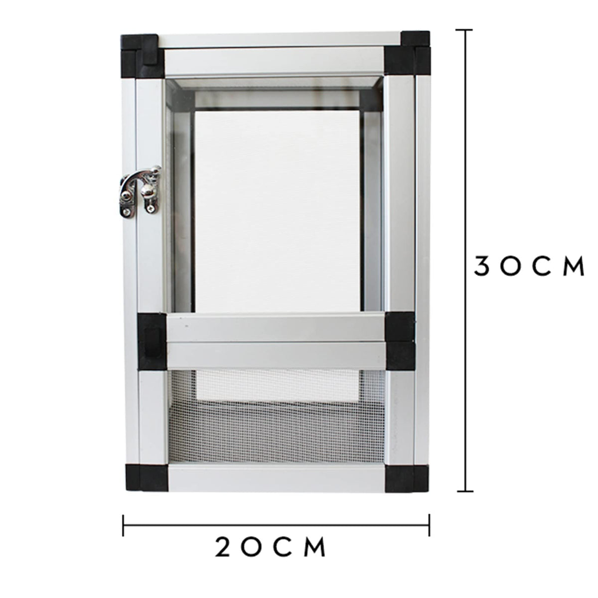 20X20X30cm Aluminum Mesh Reptile Cage I476877