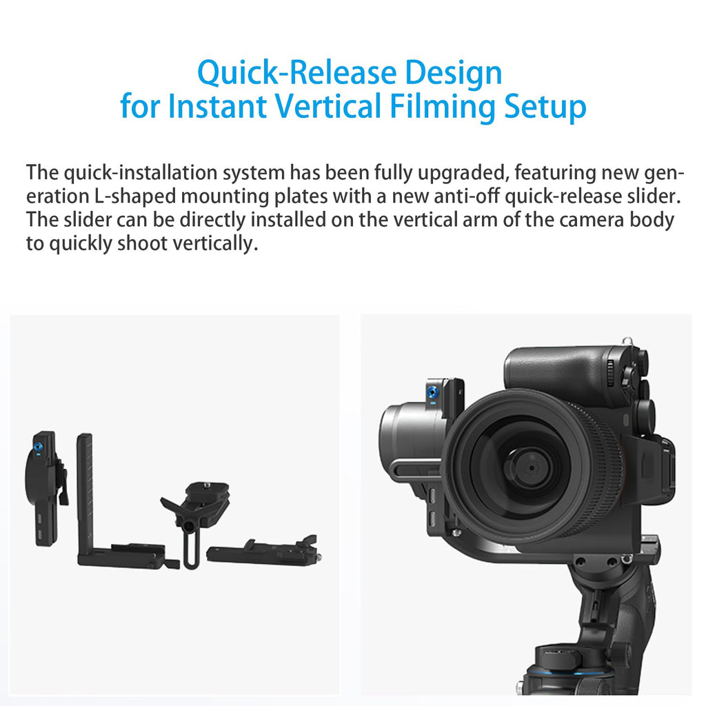 3-Axis Camera Gimbal Stabilizer with Touch Screen D3712
