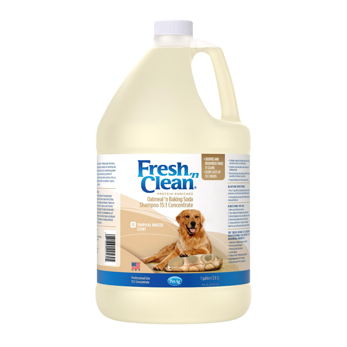 Oatmeal Baking Soda Shampoo Tropical Fresh Scent 1 Gallon A720