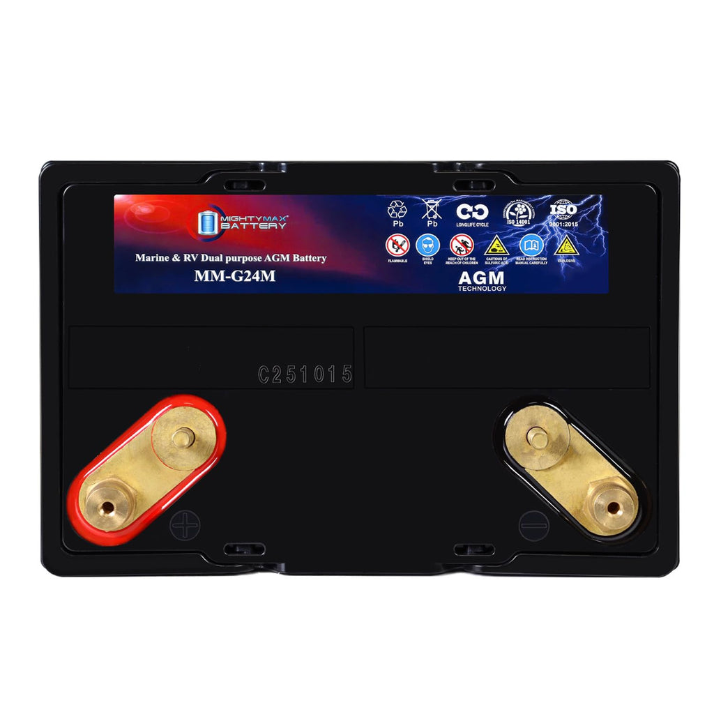 12V 90Ah Group Size 24M Deep-Cycle AGM Battery P2638