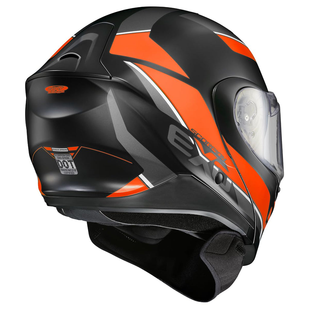 Orange Large Modular Snowmobile Helmet T232