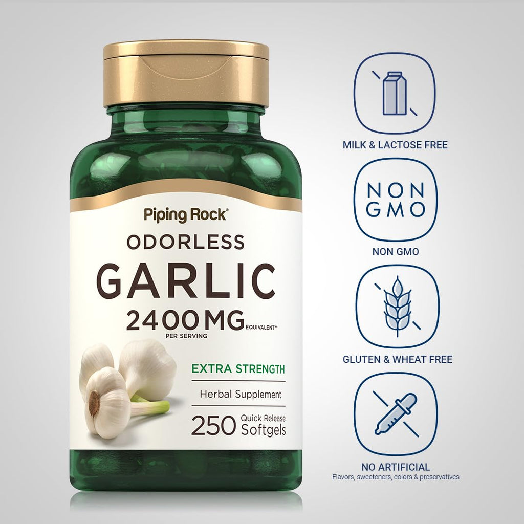 Odorless Garlic Softgels 250 Count X47671
