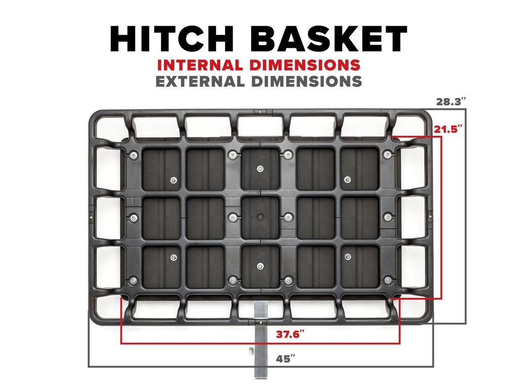 Hitch Cargo Carrier 45"x28" 500lb. Aluminum K793261