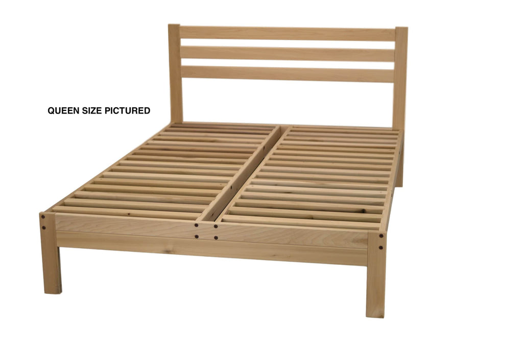 California King Unfinished Wood Platform Bed A84855