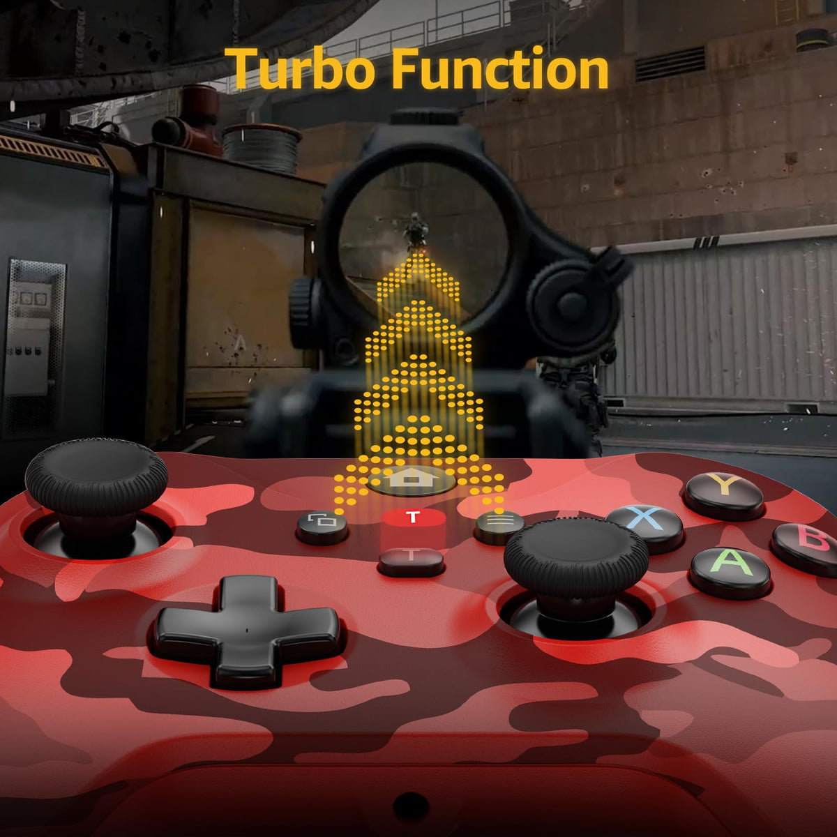 Wireless Controller for X-BOX One/PC Camo Red O907