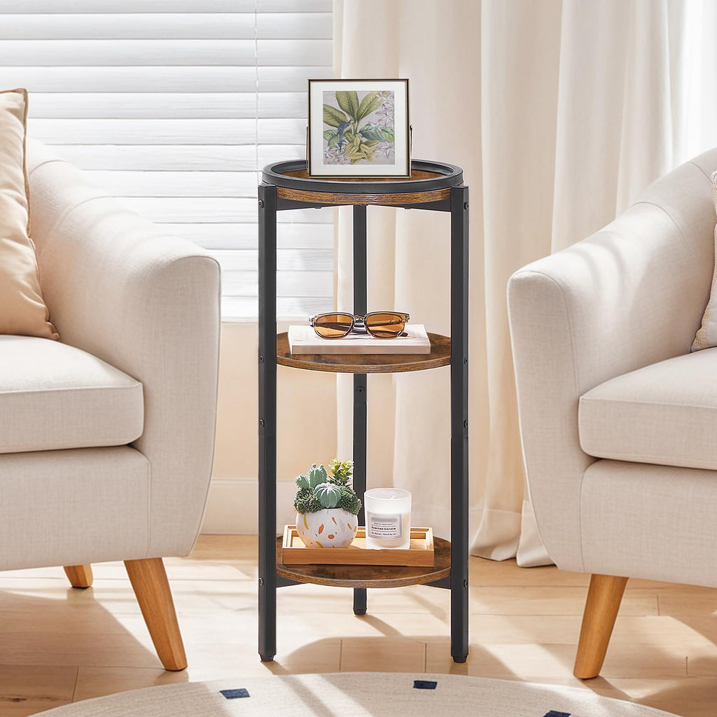 Small Round 3-Tier Side Table V901