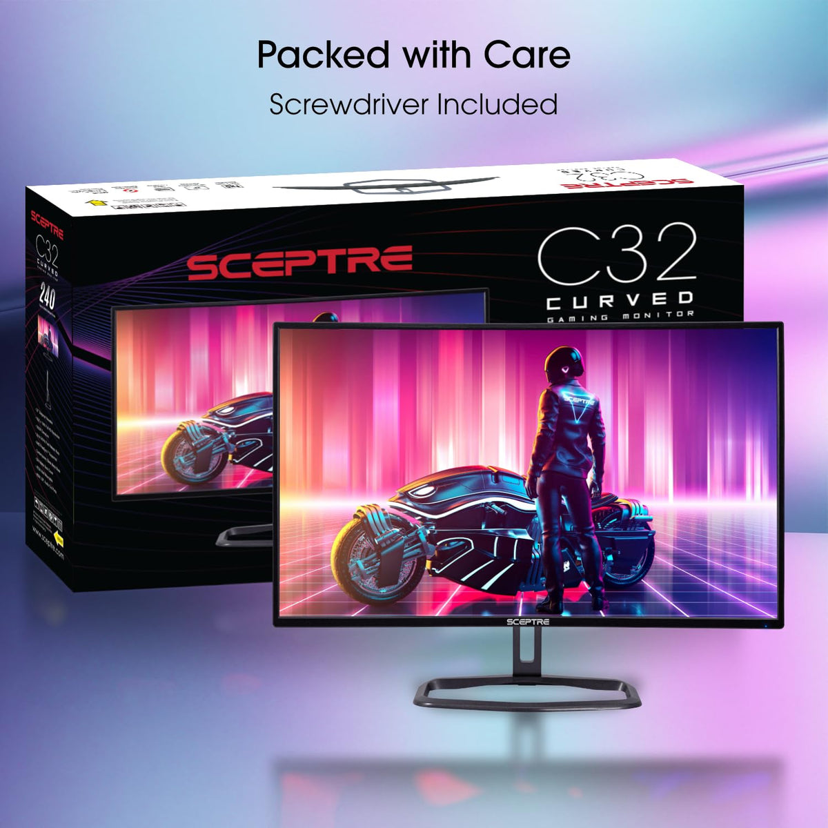 Curved 32-Inch 1080p 240Hz 1ms Gaming Monitor L908775