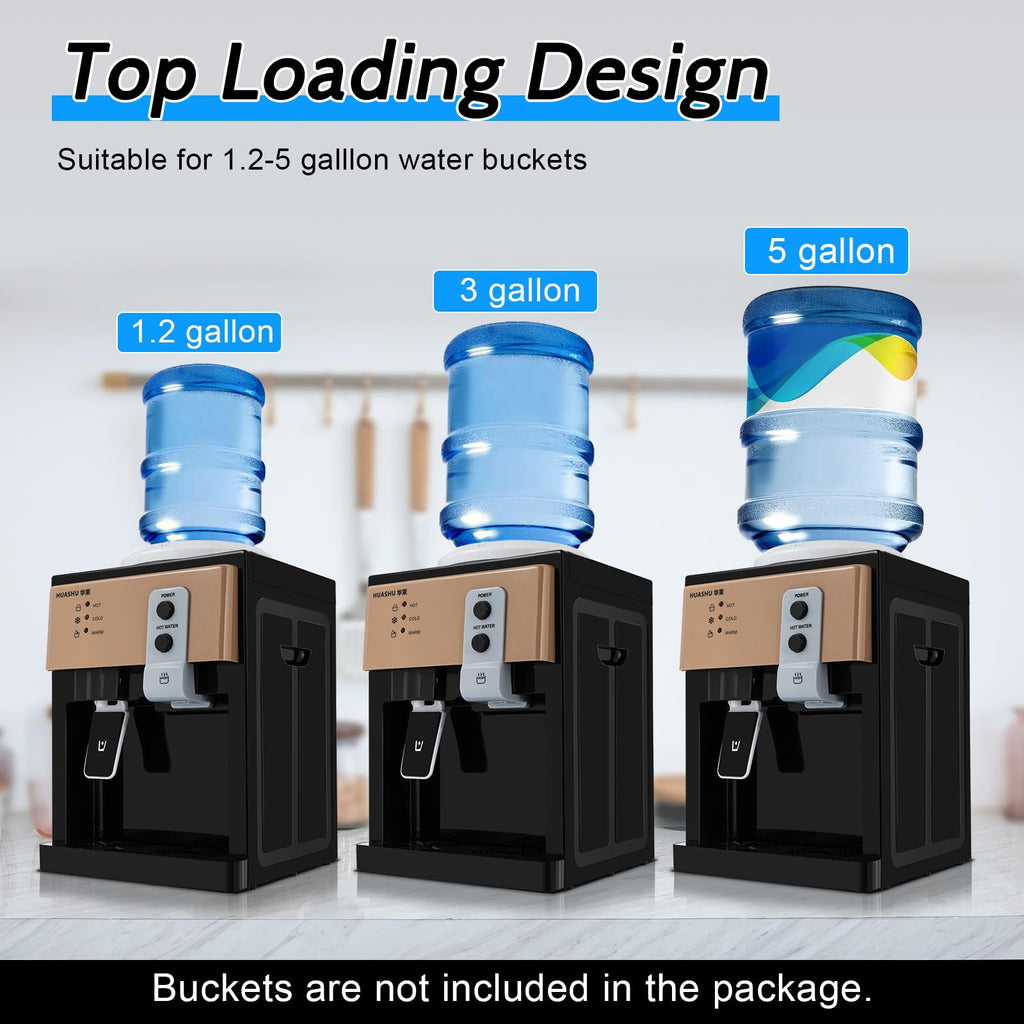 Top Loading Countertop Water Cooler Dispenser 3 Temp S6328