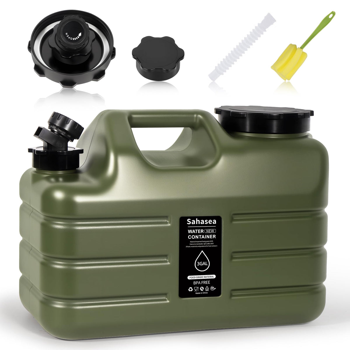 3 Gallon BPA Free Portable Water Jug with Spigot W99180