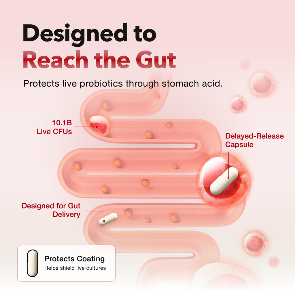 Probiotics for Bloating Relief 30 Capsules O9483