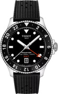 Black Dial 40mm Swiss Quartz GMT Men's Watch S456
