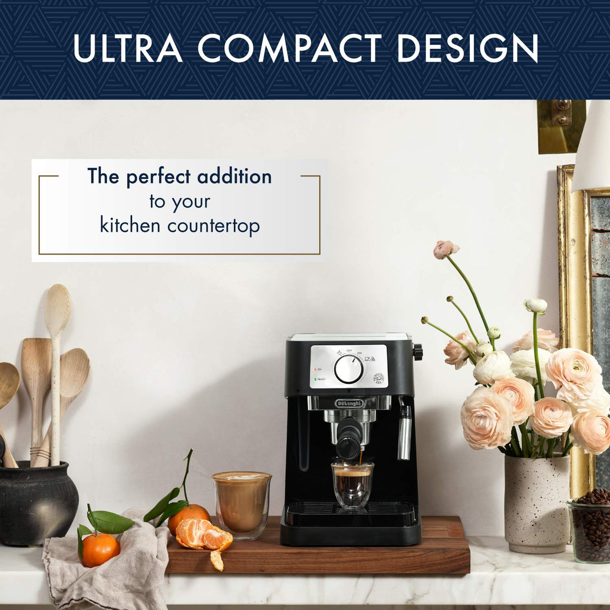 Compact Manual Espresso Machine L971100