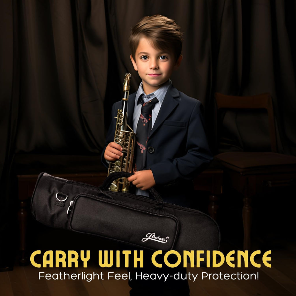 Cotton Padded Black Trumpet Bag with Adjustable Shoulder Strap N329