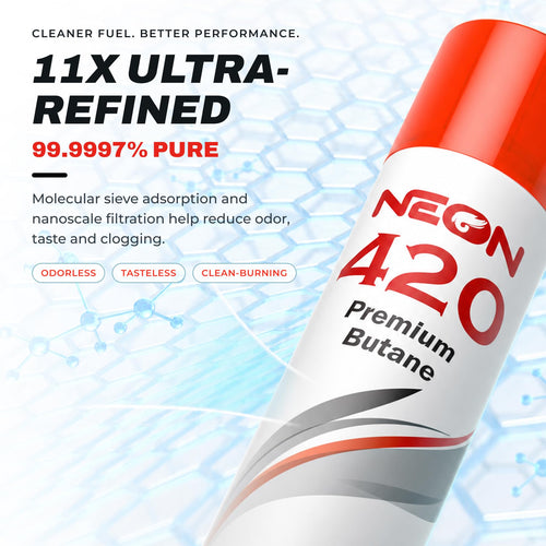 11X Refined Butane Lighter Fluid 420ml 12 Pack W2504