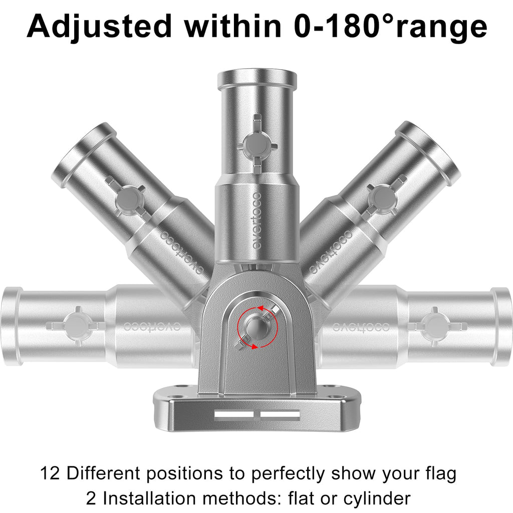 Heavy Duty Stainless Steel Flag Pole Kit I8096