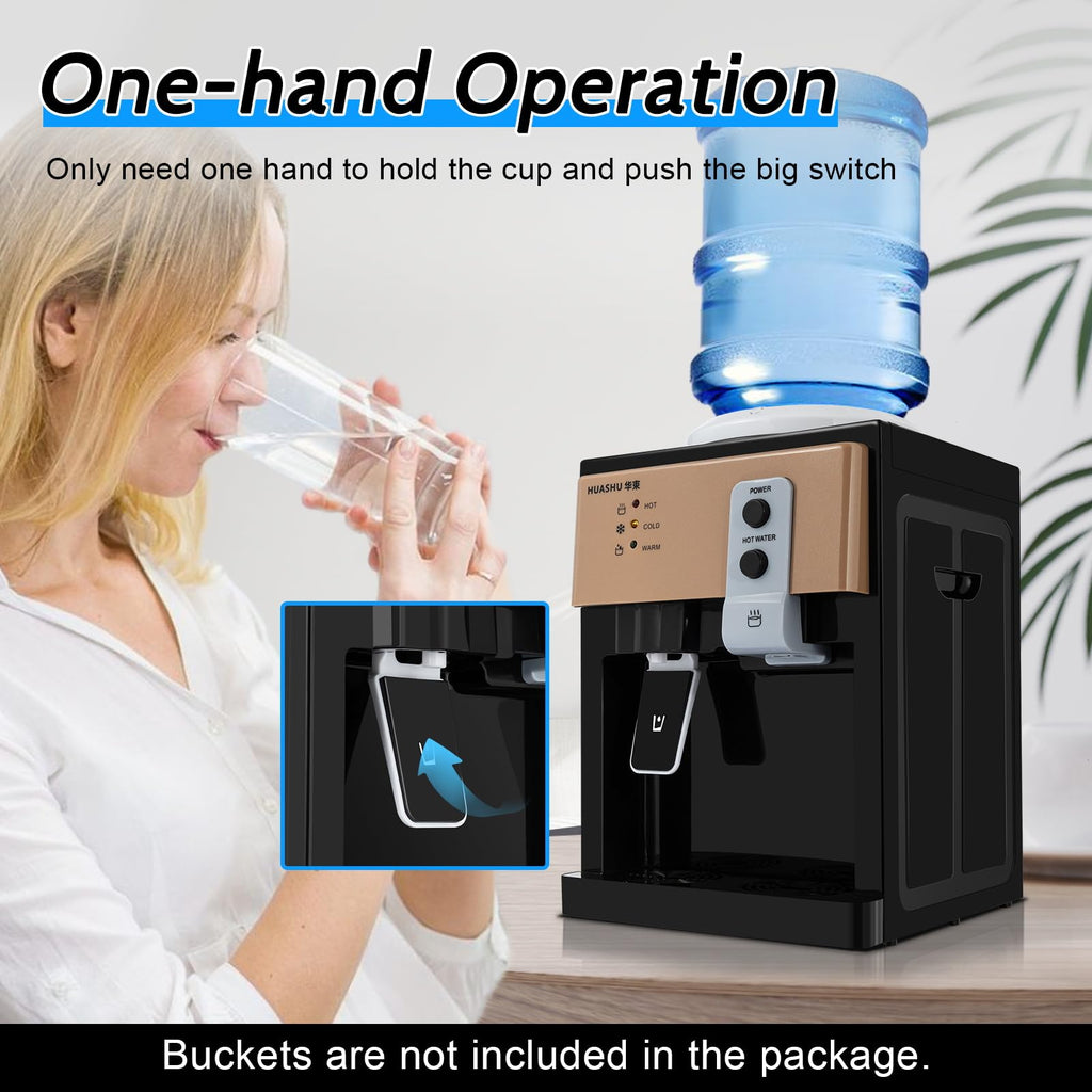 Top Loading Countertop Water Cooler Dispenser 3 Temp S6328