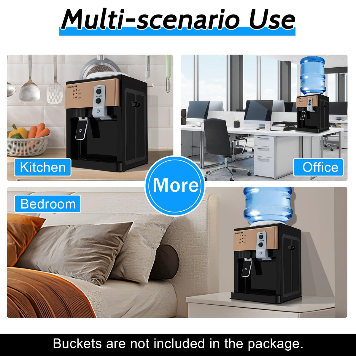 Top Loading Countertop Water Cooler Dispenser 3 Temp S6328
