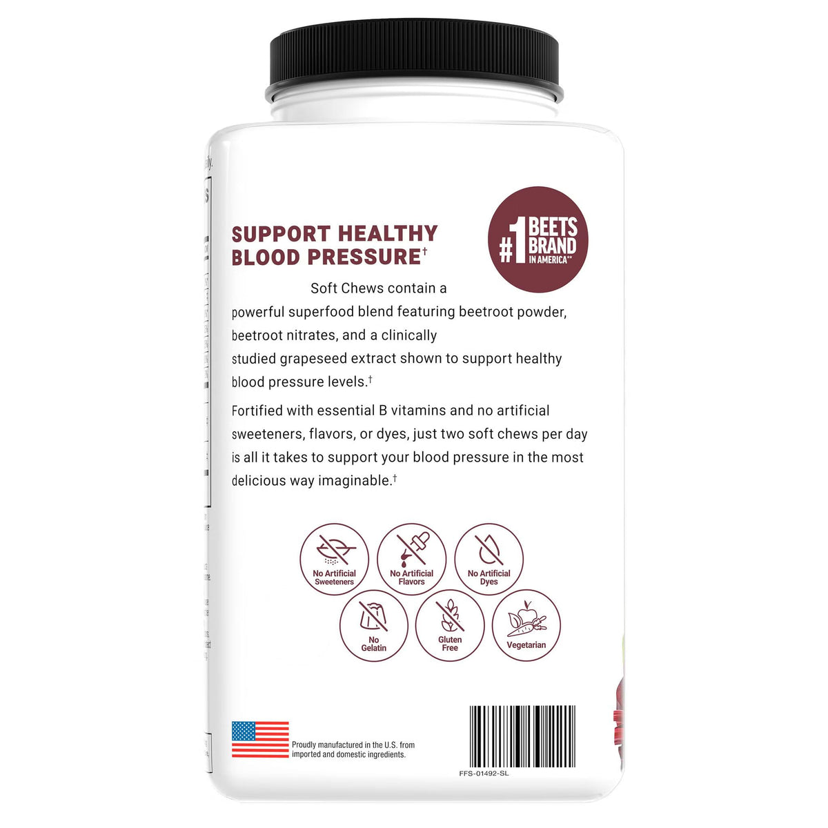Berry Flavor 90 Count 2 Pack Soft Chew Dietary Supplement B2612