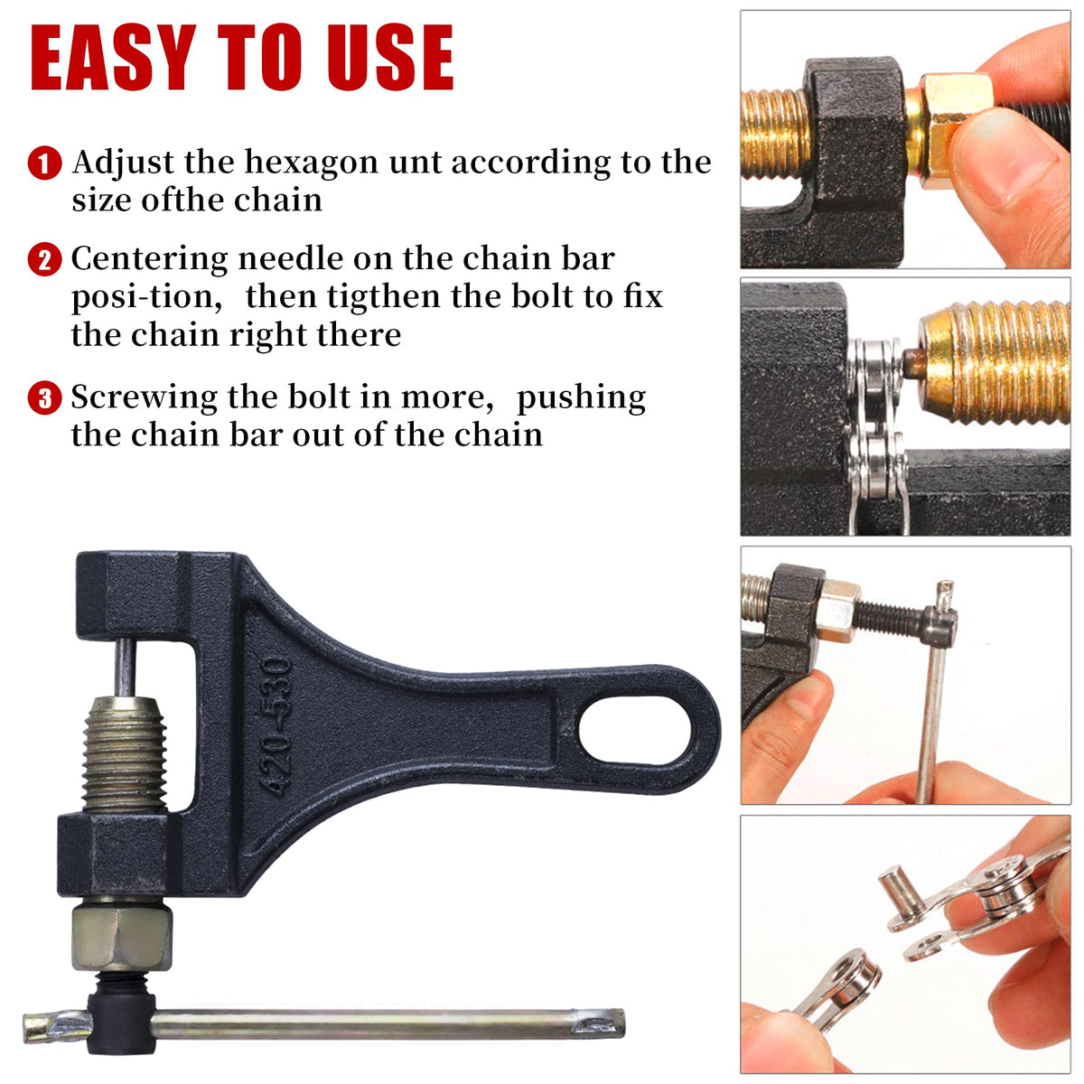 Chain Breaker Tool for Motorcycle ATV Dirt Bike H71793