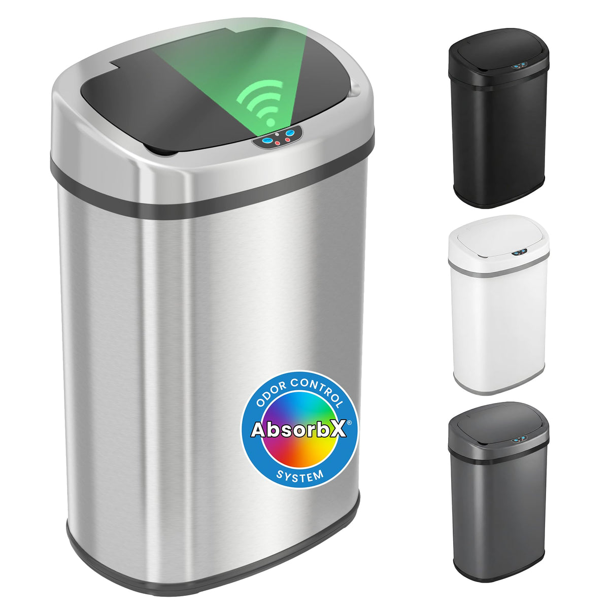13 G Stainless Steel Sensor Trash Can Y394389