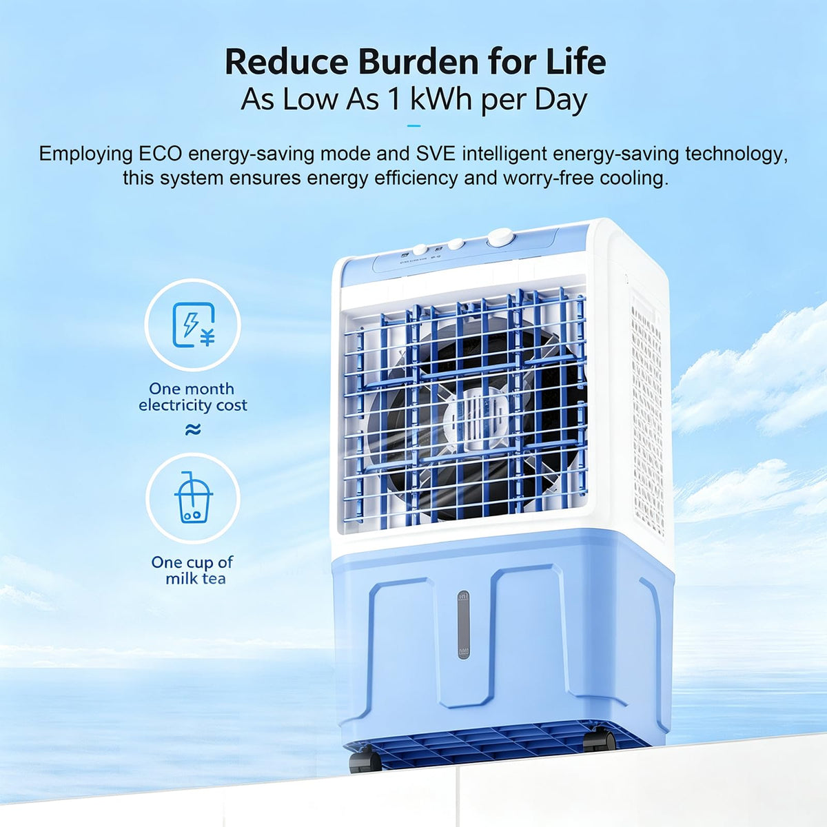 Remote Control Evaporative Air Cooler 20L L63825