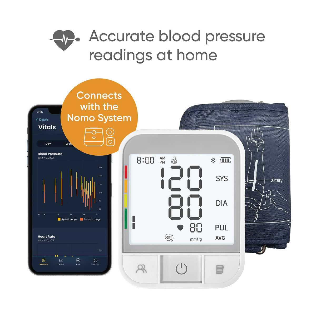 Blood Pressure Monitor with Bluetooth U7184