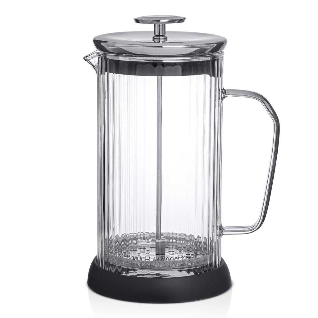 French Press Coffee and Tea Maker Set, 33.8oz Stainless Steel Borosilicate Glass O5039