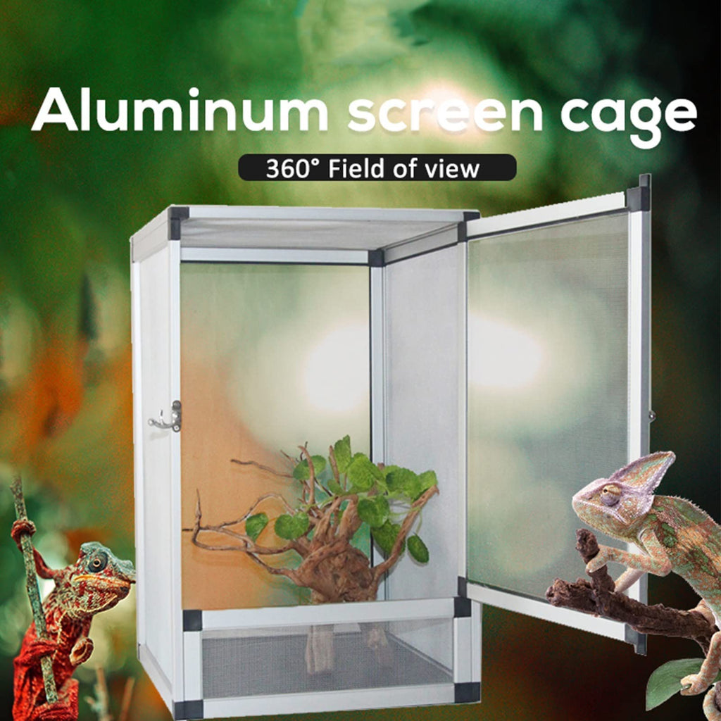 20X20X30cm Aluminum Mesh Reptile Cage I476877